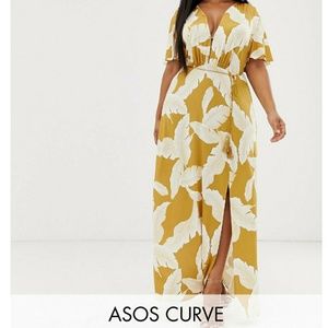 Plus ASOS Design Floral Maxi Dress